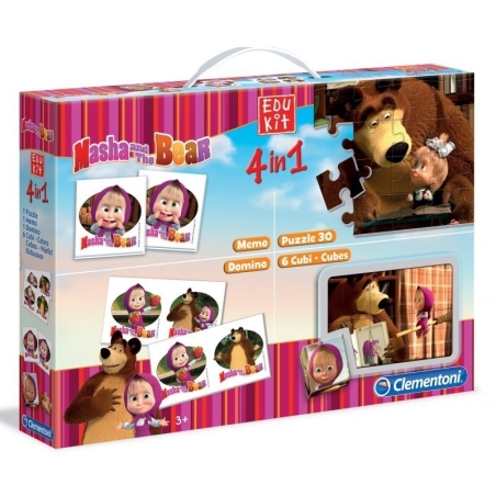 MASCHA UND DER BÄR EDUKIT 4 IN 1