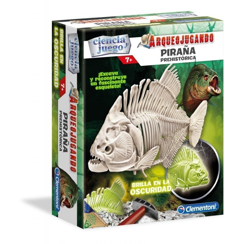 ARQUEOJUGANDO PIRANHA FLUORESZIEREND