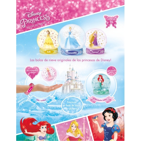 Princesas Disney bolas de nieve