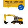 PACK 3 Excavadoras