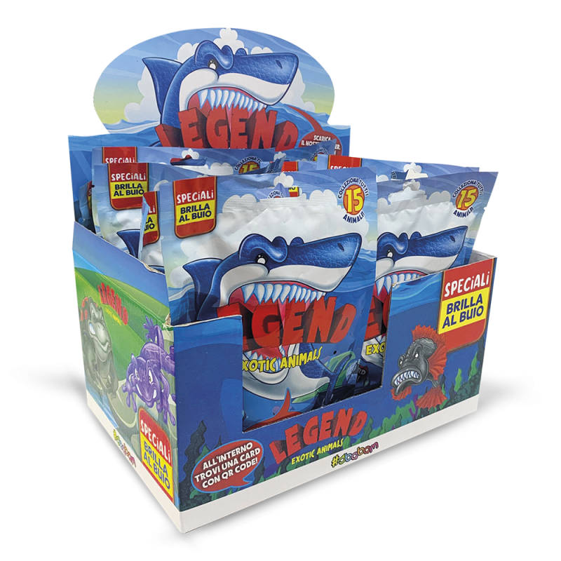 Expositor 6 ud- Legend Exotic Animals