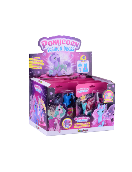 Expositor 6 uds Ponycorn Fashion Dress