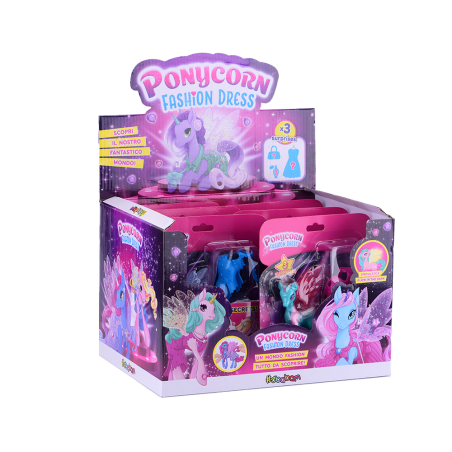 Expositor 6 uds Ponycorn Fashion Dress