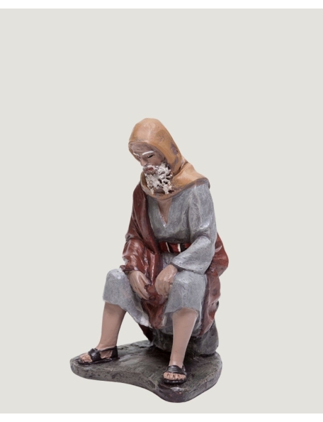 Christmas Nativity Scene, Birth, manger, original Replica J.L.Mayo Pastor to the fire BEL066