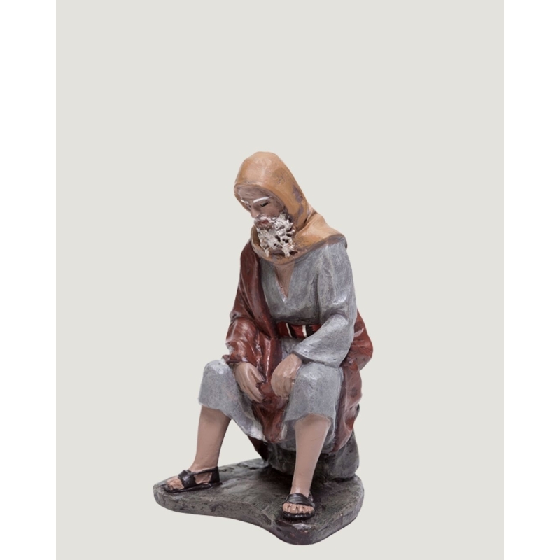 Christmas Nativity Scene, Birth, manger, original Replica J.L.Mayo Pastor to the fire BEL066