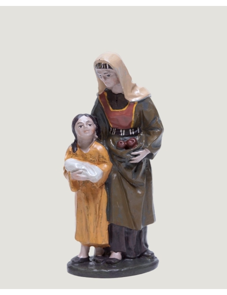 Christmas Nativity Scene, Birth, manger, original Replica J.L.Mayo Peasant girl BEL054