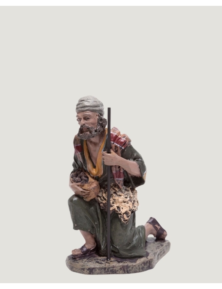 Christmas Nativity Scene, Birth, manger, original Replica J.L.Mayo Pastor Worshiping the child BEL005