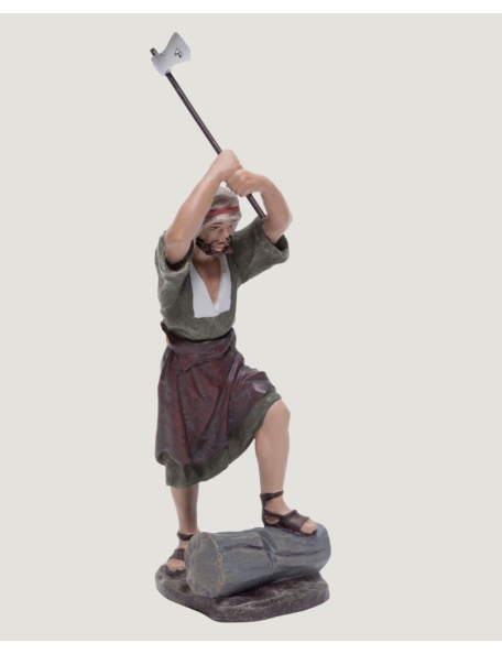 Christmas Nativity Scene, Birth, manger, original Replica J.L.Mayo Woodcutter BEL007