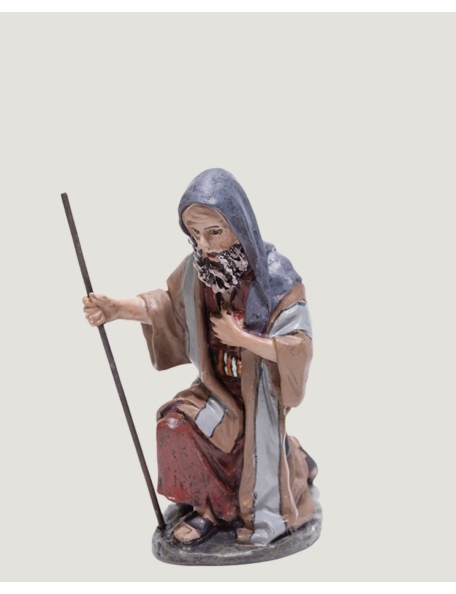 Christmas Nativity Scene, Birth, manger, original Replica J.L.Mayo Pastor Worship with the rod BEL023