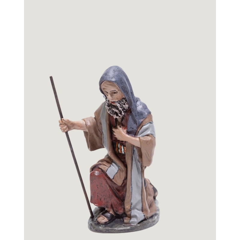 Christmas Nativity Scene, Birth, manger, original Replica J.L.Mayo Pastor Worship with the rod BEL023