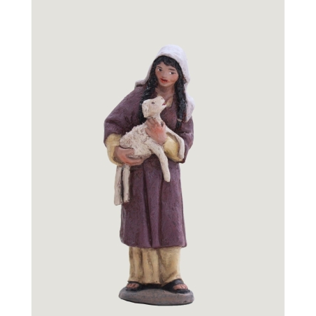 Pastora con cordero