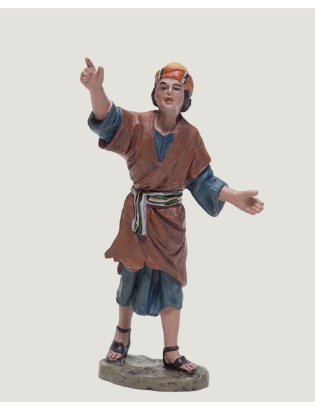 Christmas Nativity Scene, Birth, manger, original Replica J.L.Mayo Pastor of the Annunciation 1 BEL018