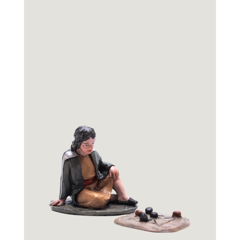 Christmas Nativity Scene, Birth, manger, original Replica J.L.Mayo Child with game BEL091