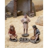 Christmas Nativity Scene, Birth, manger, original Replica J.L.Mayo Child with game BEL091