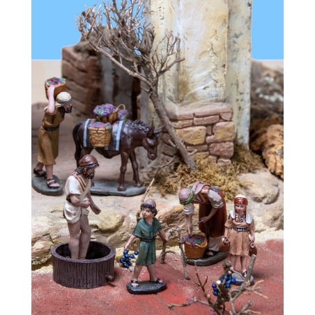 Vintage grupo 6 figuras