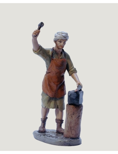 Christmas Nativity Scene, Birth, manger, original Replica J.L.Mayo Blacksmith BEL085