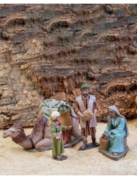 Christmas Nativity Scene, Birth, manger, original Replica J.L.Mayo Family of Merchants BEL952