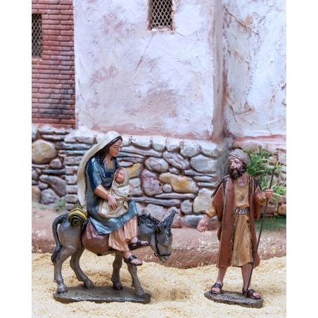 Christmas Nativity Scene, Birth, manger, original Replica J.L.Mayo Set of 4 figures - New 2017 - Series 11 cms BEL958