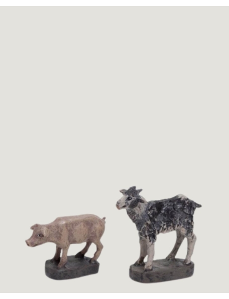 Christmas Nativity Scene, Birth, manger, original Replica J.L.Mayo Pig and cabritillo BEL040