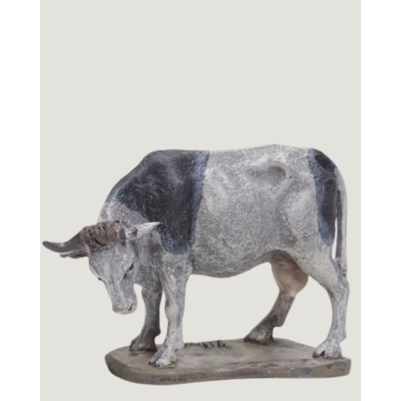 Christmas Nativity Scene, Birth, manger, original Replica J.L.Mayo Cow BEL071