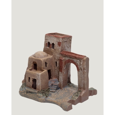 Christmas Nativity Scene, Birth, manger, original Replica J.L.Mayo House with arch left BEL038