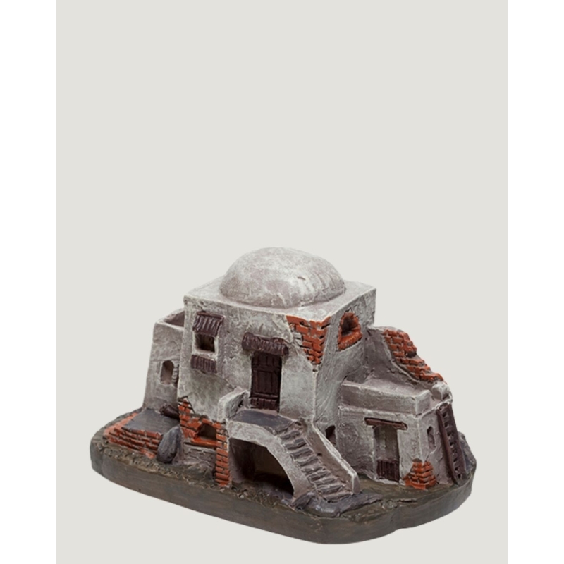 Christmas Nativity Scene, Birth, manger, original Replica J.L.Mayo House with dome BEL035