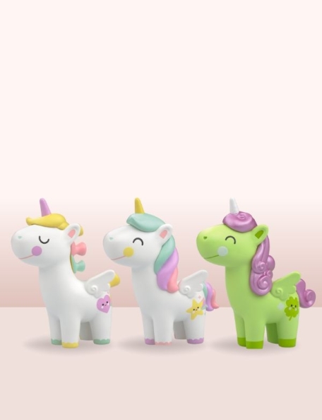 Packs 3 uds - Dundun Unicorn