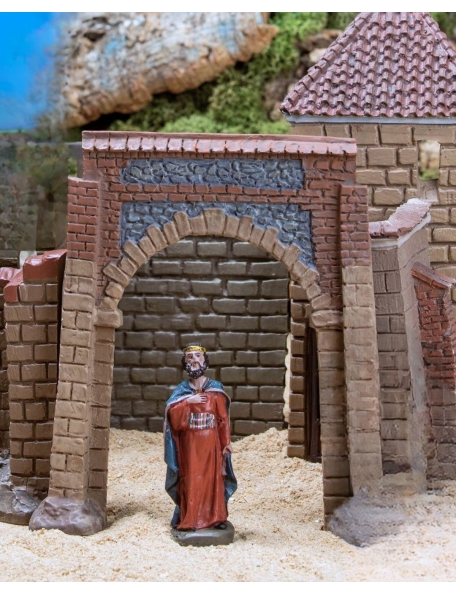 Il castello di Erode e figure