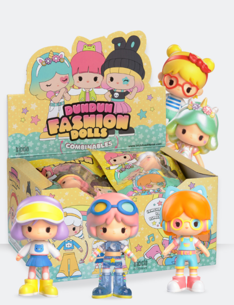 Dundun Fashion Dolls - Colección de 8 muñecas con piezas intercambiables