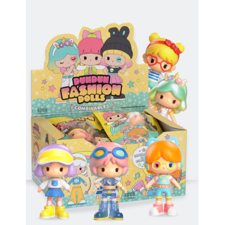 Dundun Fashion Dolls - Colección de 8 muñecas con piezas intercambiables