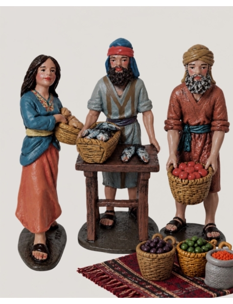 Comerciantes (3 figuras)
