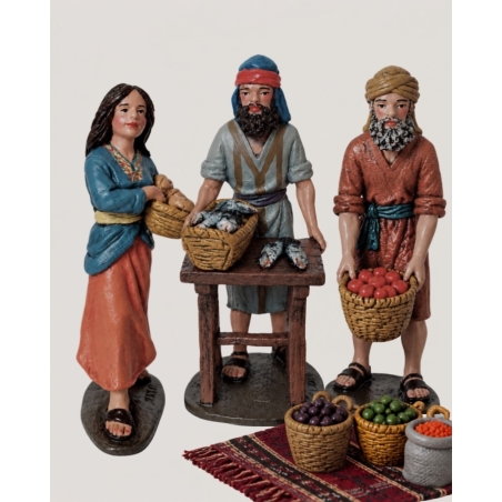 Comerciantes (3 figuras)